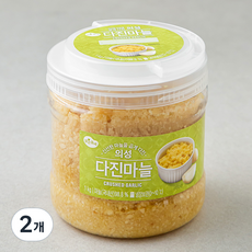 맑은물에 의성 다진마늘, 1kg, 2개