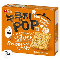 농심 누룽지팝, 3개, 142g