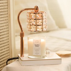 Candle Department Store 大豆蠟燭280g套組, Garden Party, 玫瑰金 白色