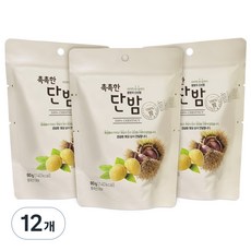 자연루 촉촉한 단밤, 80g, 12개