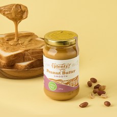 플랜티푸드 100% 땅콩버터 스무스, 375g, 1개 - 이미지 2