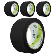 Shin Hung 棉膠帶 黑色 48mm*15m, 4個