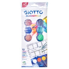 GIOTTO 水彩粉餅, 12色