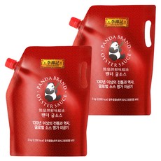이금기 팬더 굴소스 파우치, 2kg, 2개