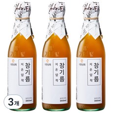 대현상회 저온압착 참기름, 3개, 350ml