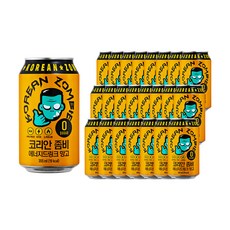 코리안좀비 정찬성 에너지드링크 망고, 355ml, 24개