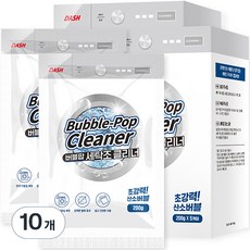 대쉬 버블팝 세탁조 클리너 5p, 1kg, 10개 1000g, 10개