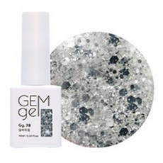 아이빛 네일아트 젬젤 컬러 젤, 78실버모음, 10ml, 1개 78 실버모음, 1개