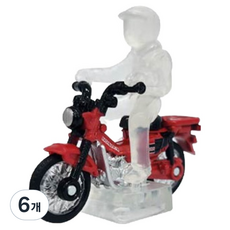 TOMICA Tiajus Korea 106 Honda CT125 Hunter Curve公仔 混合色, 混色, 6個