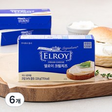 엘로이 크림치즈, 226g, 6개