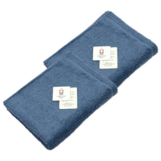imabari towel 今治毛巾 ORIM QULACHIC 棉紗 湖水藍毛巾 100%純棉 85x32cm 日本製 單入, 湖水藍, 2條