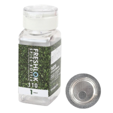 TAKEYA 新款日本製 Freshlok透明密封調味料罐, 帶孔, 110ml, 1個