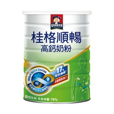 QUAKER 桂格 高鈣順暢奶粉, 1.5kg, 1罐