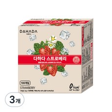 다하다 스트로베리, 1.2g, 100개입, 3개
