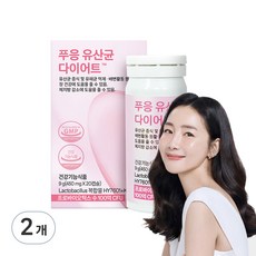 닥터블릿 푸응 100억 락토바실러스 유산균 다이어트 9g, 20정, 2개