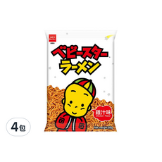 OYATSU 優雅食 星太郎 點心麵 大雞汁, 古早味夾心酥, 又酥又脆, 82g, 4包