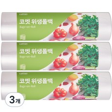코멧 위생롤백 특대형 35cm x 45cm, 특대(XL), 500개입, 3개 특대(XL), 500개입, 3개