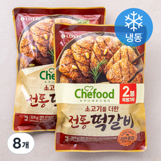 쉐푸드 전통떡갈비 (냉동), 324g, 8개