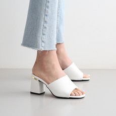 단골언니 여성용 뮬 슬리퍼 7cm