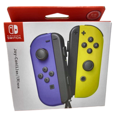 Nintendo 任天堂 SWITCH Joy-Con 左右手控制器, HAC-015/HAC-016/HAC-014, 藍色 + 螢光黃, 1組