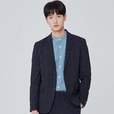 마인드브릿지 남성용 VP4WAY 스판 투톤 윈도우 셋업 체크자켓 MTJK6105