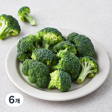 친환경 국내산 손질 브로콜리, 150g, 6개