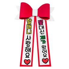 러블리팜 에바폼 컬러 인간 화환 9할머니사랑해, 레드, 1개 레드, 9.할머니사랑해, 레드, 1개
