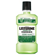 LISTERINE 李施德霖 天然綠茶防蛀護齦漱口水, 含氟化物 強化牙齒 750ml, 1瓶