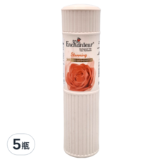 Enchanteur艾詩 香氛爽身粉 玫瑰覆盆子香氛 200g*5瓶組, 5瓶