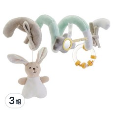 Chicco 甜蜜小兔環繞玩具，0個月以上，可環繞於推車或嬰兒床, 3個
