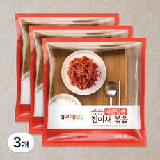 곰곰 매콤달콤 진미채 볶음, 500g, 3개