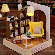 CUTE ROOM 智趣屋 DIY 手作袖珍屋 Set, 成品尺寸 9*9*11.5cm, 悠然時刻, 1組