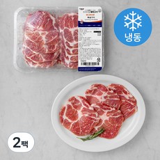 아그로수퍼 목살구이 냉동, 1kg, 2팩