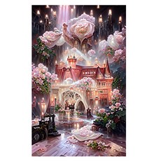 인아트 원형 비즈 돈들어오는 보석 십자수 20 x 40 cm YR-1156 1개 상품 이미지