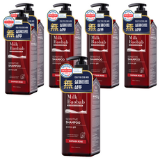 밀크바오밥 센서티브 샴푸 다마스크로즈향, 500ml, 6개