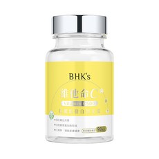BHK's 維他命C500錠, 美容輔助食品, 具抗氧化作用, 促進膠原蛋白形成, 90錠入, 90顆, 1罐