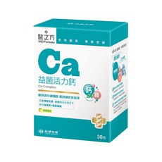 台塑生醫 MD Formula 醫之方 Ca益菌活力鈣複方粉末食品, 奶素可食 調整體質 增加鈣吸收 強健骨骼 30包, 3g, 1盒