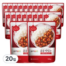 곰곰 맛있는 마파두부소스, 130g, 20입