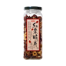 惠香食品 紅棗脆片, 健康零食, 無添加防腐劑、色素和人工香料, 160g, 1罐
