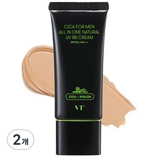 VT 시카 포맨 올인원 내추럴 UV BB크림 30ml, 보통 피부용, 2개