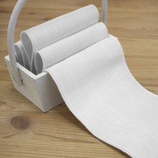 해피베어스 고탄력 허리밴드 고무줄 100 mm, 화이트, 2개 화이트, 2팩