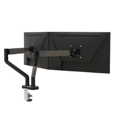 카멜 패브릭 마운트 듀얼 거치대 모니터암 CA3D, 블랙, 1개