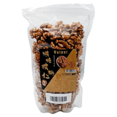 SUNFOOD 太禓食品 加大無調味低溫烘焙核桃仁堅果, 600g大包裝，原味無調味，嚴選進口核桃，大顆酥脆, 600g, 1包