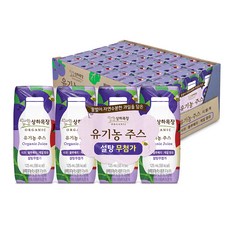 상하목장 유기농 주스 사과블루베리케일, 125ml, 24개 24개, 125ml