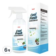 DASH 쿨프레쉬 에어컨 탈취제, 500ml, 6개