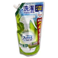 febreze 風倍清 織物雙倍除菌消臭噴霧 綠茶清新 特大補充包, 640ml, 1袋