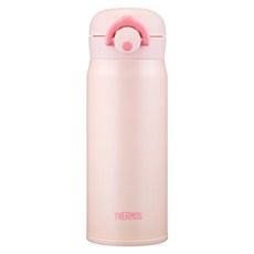 써모스 마이 디자인 보틀 원터치 타입 JNR-400K + 마이 디자인 스티커 랜덤발송 세트, 파스텔핑크, 400ml, 1세트 파스텔핑크(JNR-400K-P), 400ml