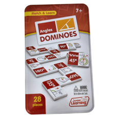 Junior Learning 角度西洋骨牌 Set 28p, 7+ Match & Learn, 1個