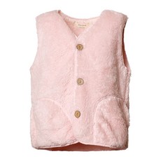 유라비 아동용 코렐 보아털 수면 조끼 상품 이미지