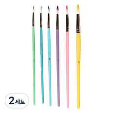 Black Tree馬卡龍水彩畫細毛筆 6種組, 2組